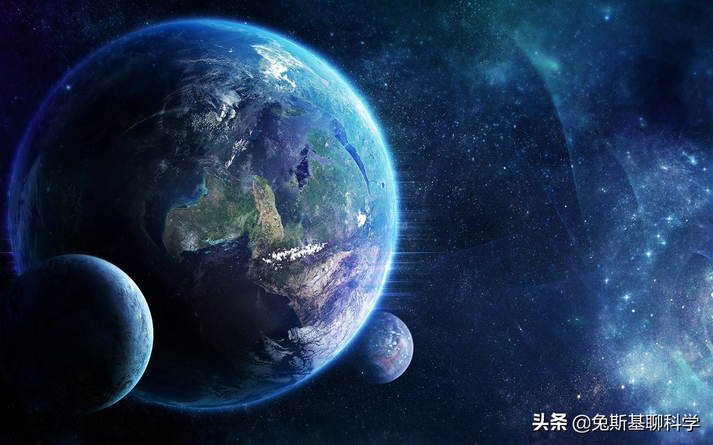 把太阳系八大行星放在月球那里，在地球上看都有多大？