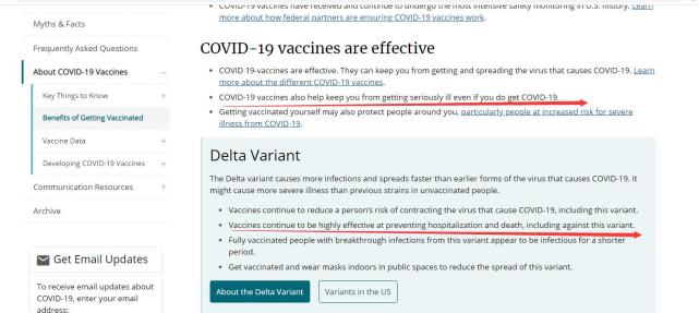 接种疫苗后死于COVID-19的人比未接种疫苗的人多？不实