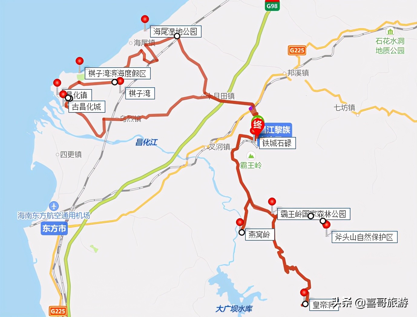 海南昌江十大景区是哪些？自驾游玩如何安排行程？