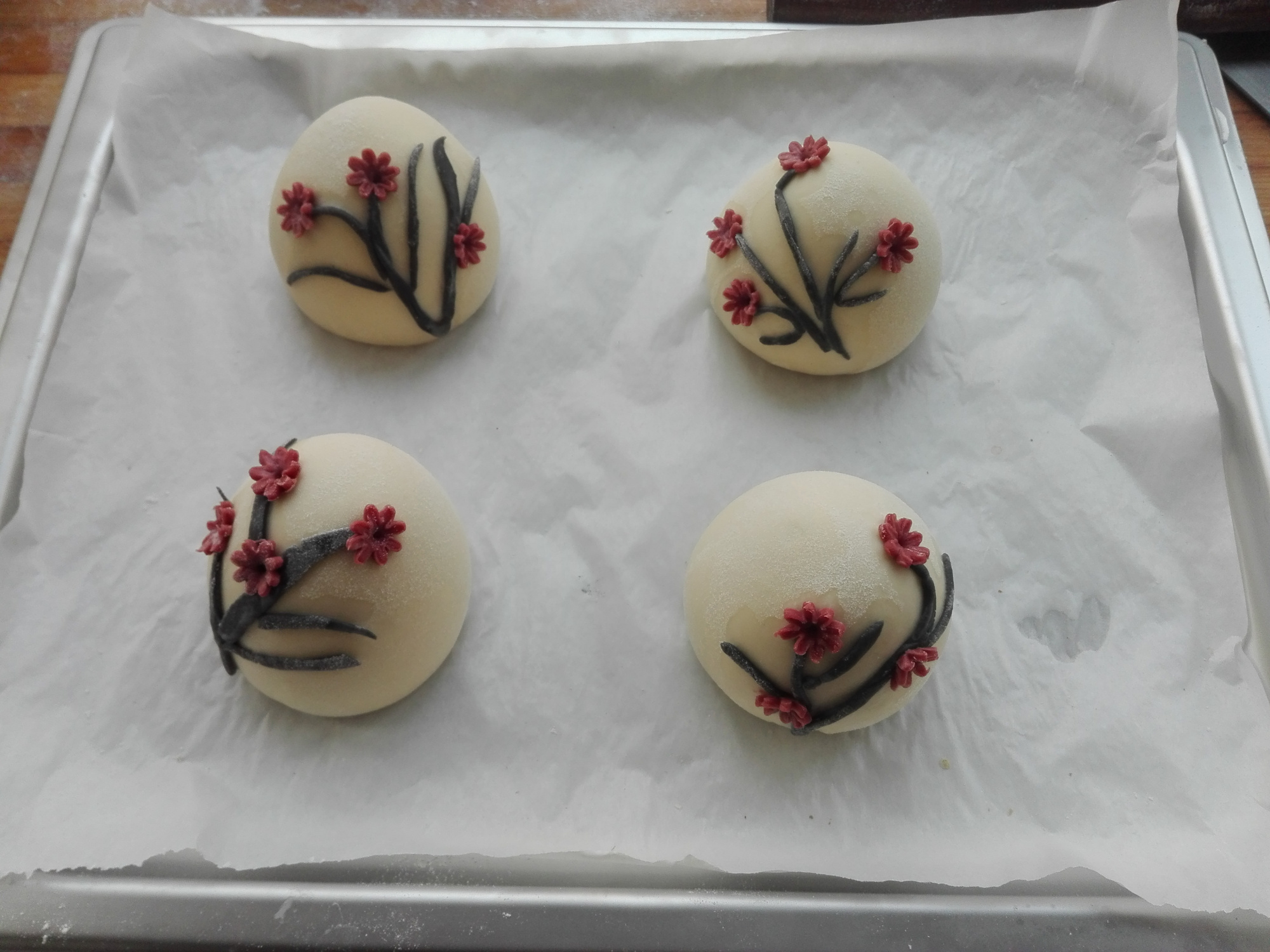 图片[12]-【腊梅花馒头（过年花饽饽）】做法步骤图 做法简单又美味 过-起舞美食网