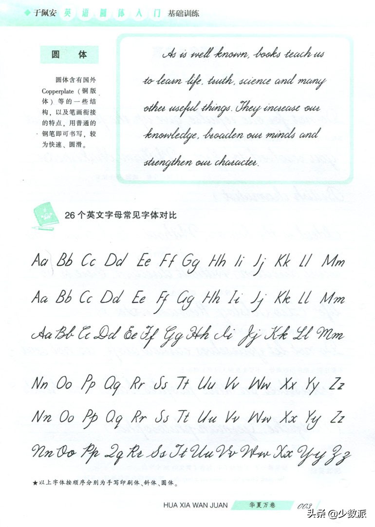 英语也能写「书法」，教你把 ABCD 写出花