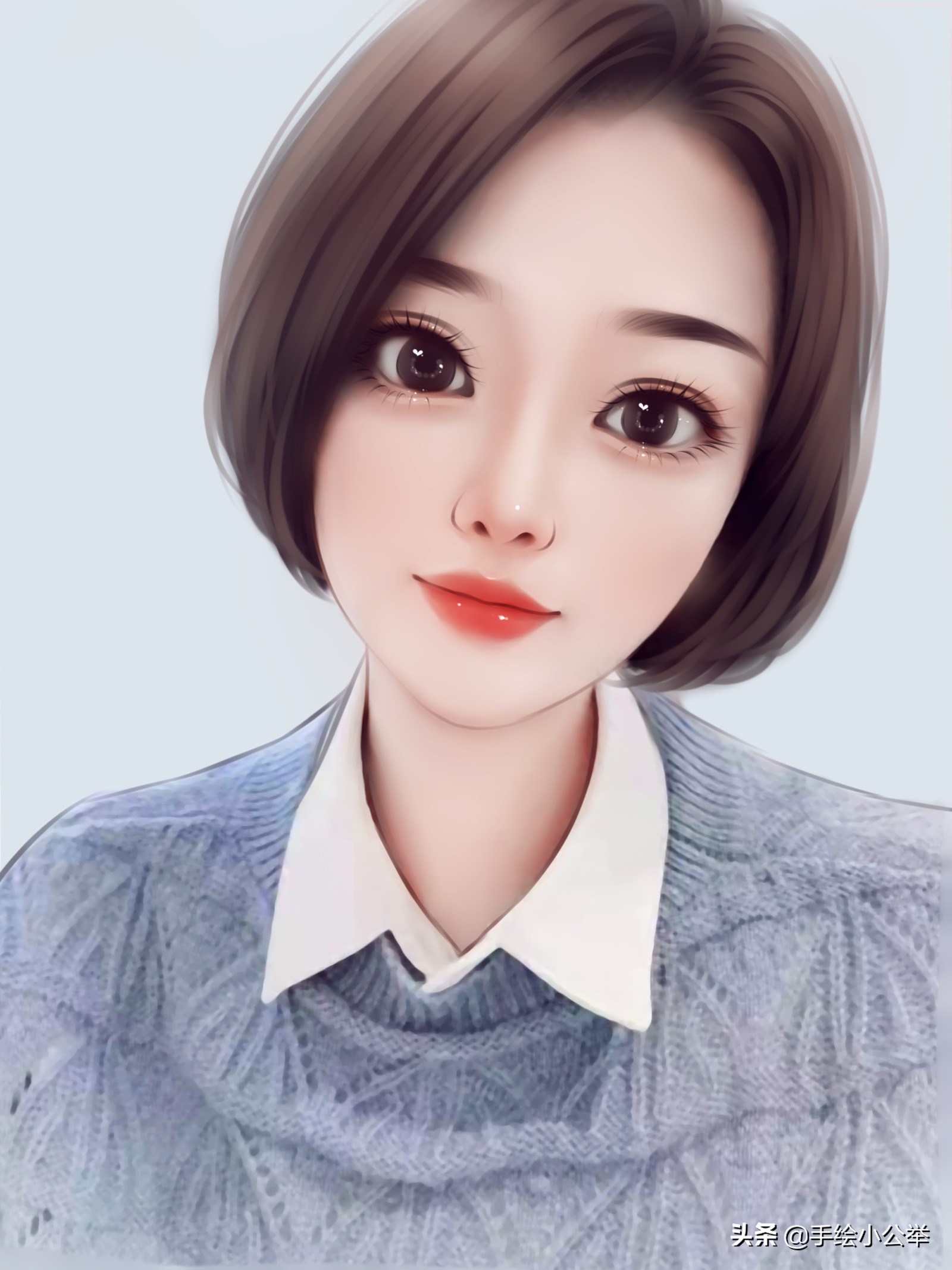 你的头像该换了,手绘漫画照片真人芭比头像,减龄又好看网红气质