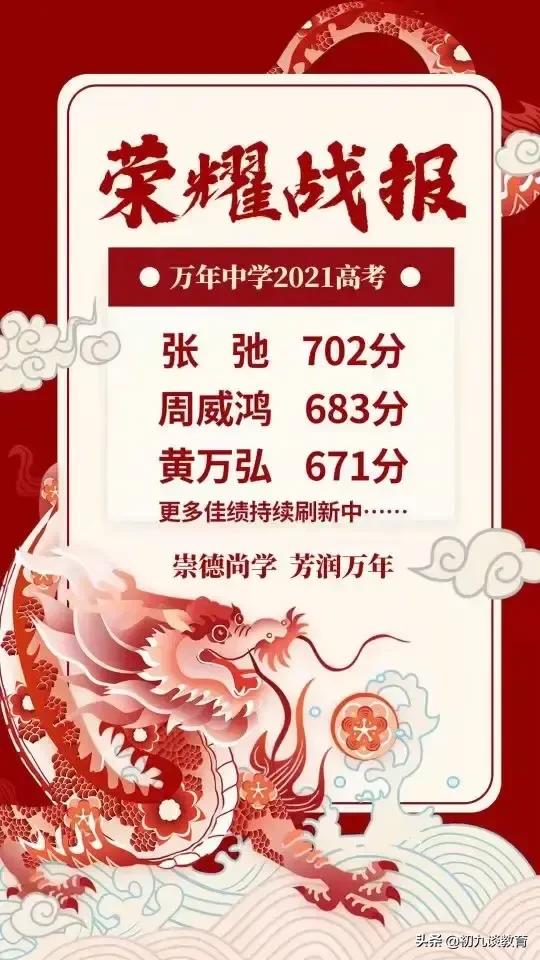 2021丰城中学，于都中学等各大中学高考喜报来了，为母校点赞