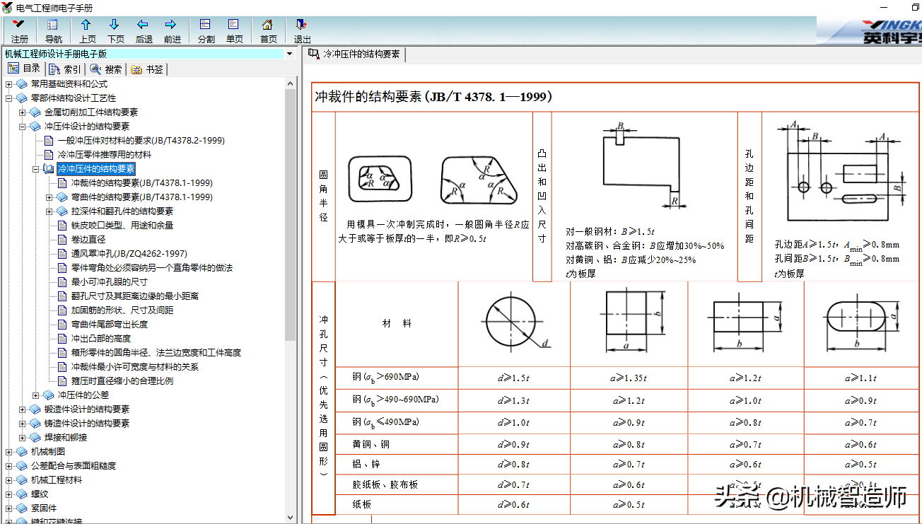 一款软件版手册，机械与电气设计电子手册，免费获取