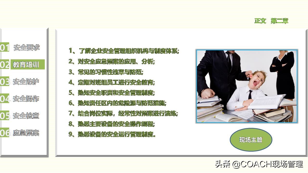 现场管理（安全）-员工在职培训之设备管理安全培训