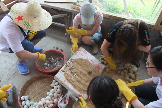 皮蛋主要是鸭蛋经过化学反应加工而成,当然你也可以把它当成是一种