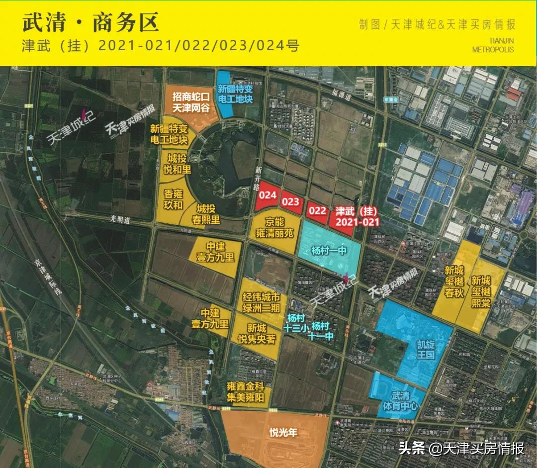 8月天津要集中卖掉这61宗宅地，起始价累计533亿