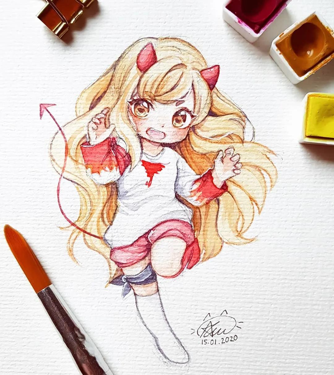 怎么画动漫人物 动漫少女简笔画-起航号