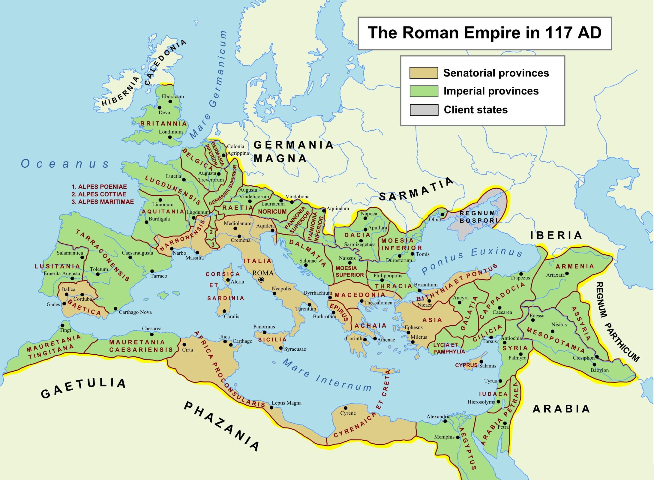 罗马帝国行政区划图片