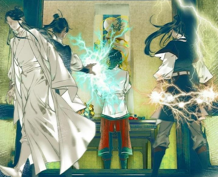 可爱"四人帮"组团,由谢怜导游带队,半月国之旅启程,可爱暴击