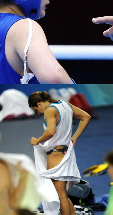 抓拍运动员隐私图(偷拍女运动员走光现场,网友大骂:真可耻)