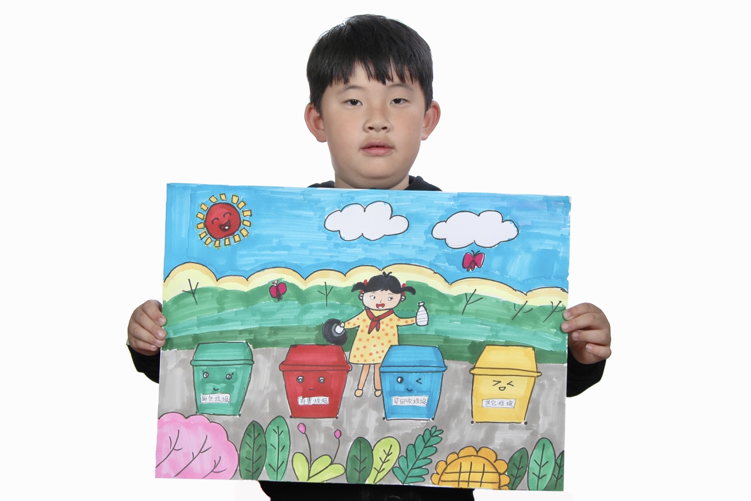 沈阳小学生垃圾分类绘画作品展示(24