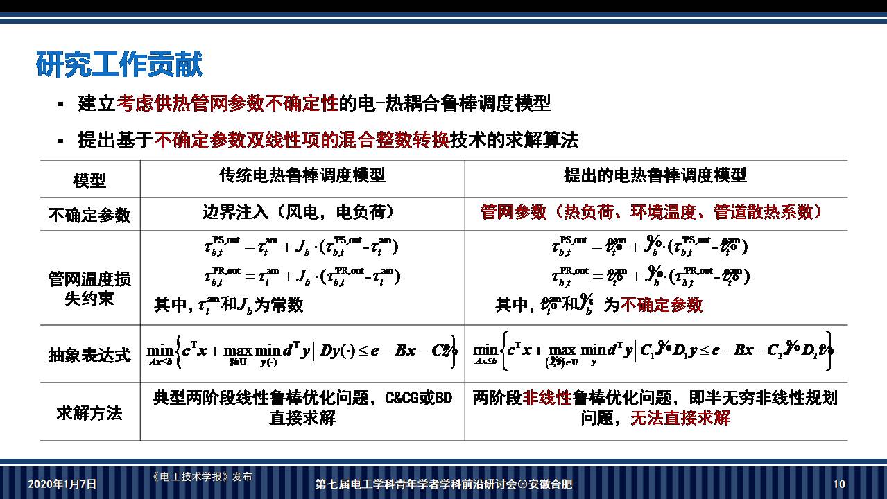 华南理工大学李志刚副教授：电-热耦合系统鲁棒调度的新方法