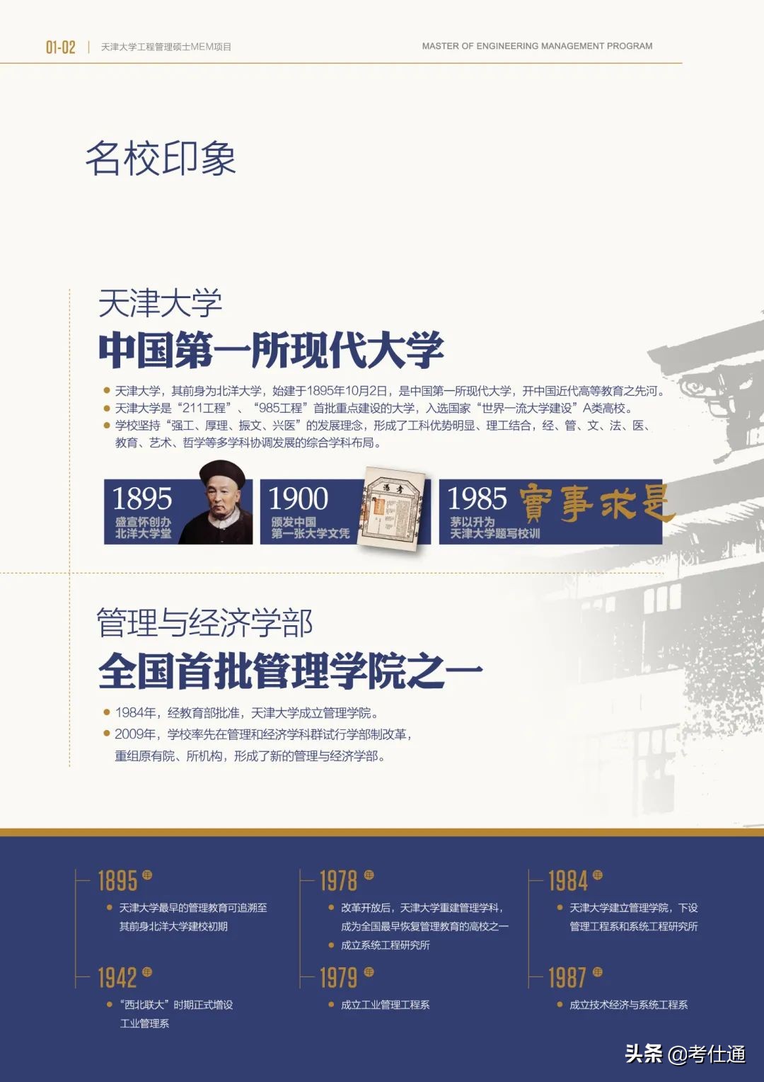 天津大学2022年工程管理硕士（MEM）和（EMBA）招生简章发布