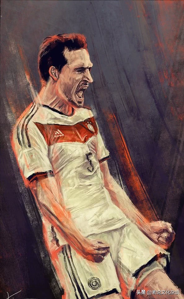 足球画图代表什么（当绘画遇上足球，那种赛后胜利的喜悦感，中国球员是体会不到的）