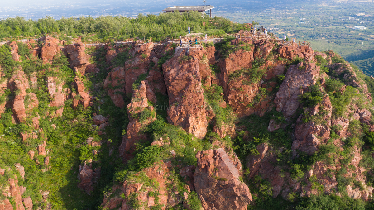 河南郑州伏羲山红石林景区,到底有多少网红打卡地?