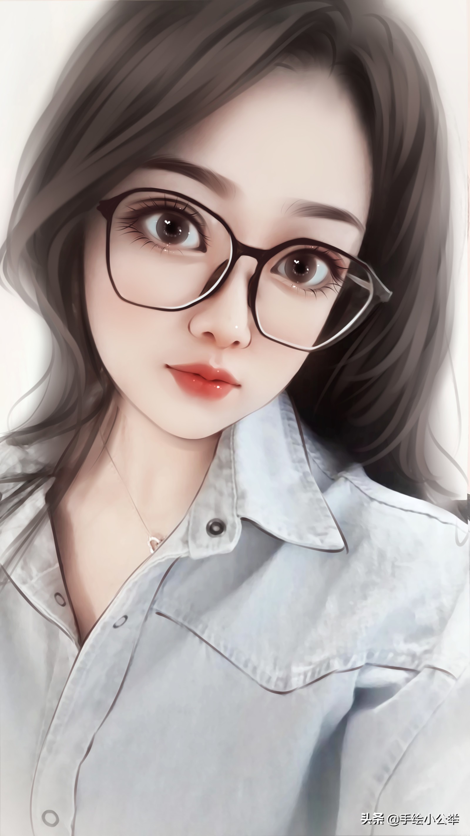 2022换新头像,大眼睛手绘漫画头像萌系又萌又可爱的女生头像