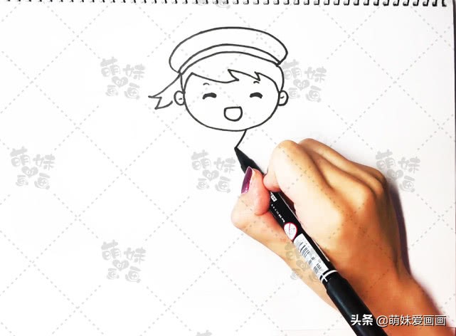 卡通人物简笔画 卡通简笔画图片大全 - 大百科