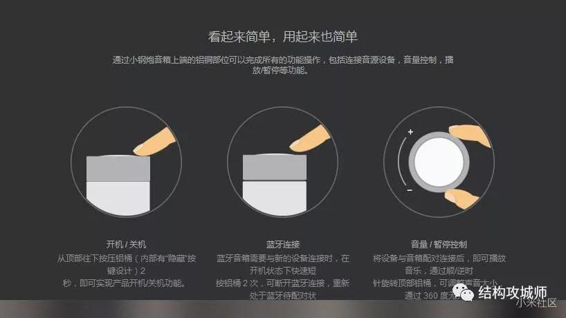 小米蓝牙音箱拆机分析