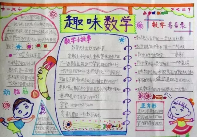 数学手抄报文字内容简单（数学手抄报 文字内容）-第21张图片-科灵网