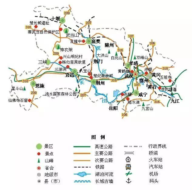 全国各省旅游景点地图大全，想去哪玩一目了然