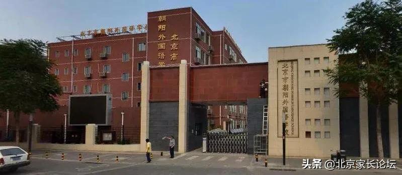 这是一个真实的朝阳外国语