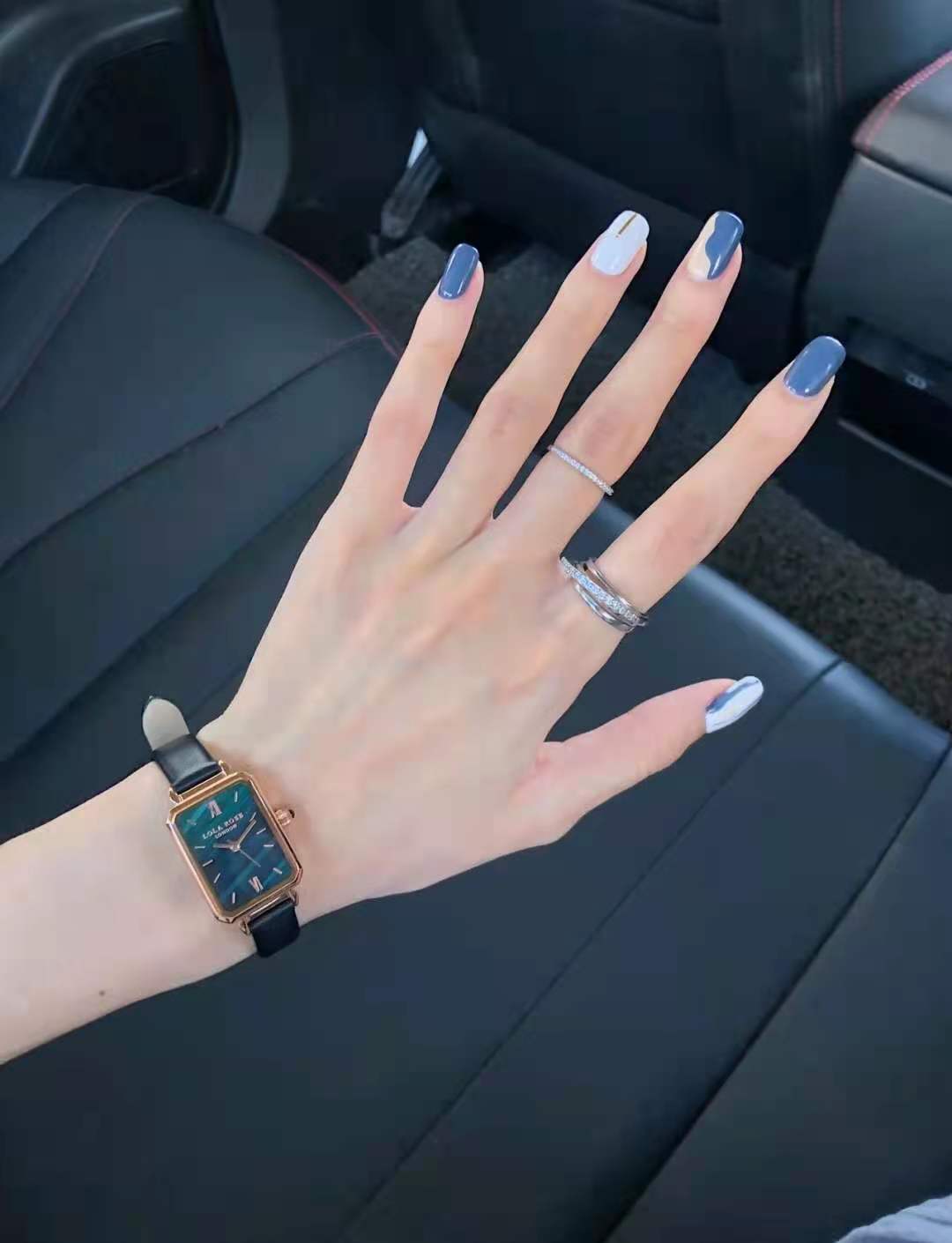 显手白的美甲图片2021新款式