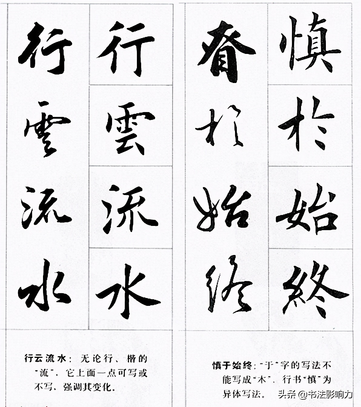 田英章楷书行书对照字帖《四字名言荟萃》