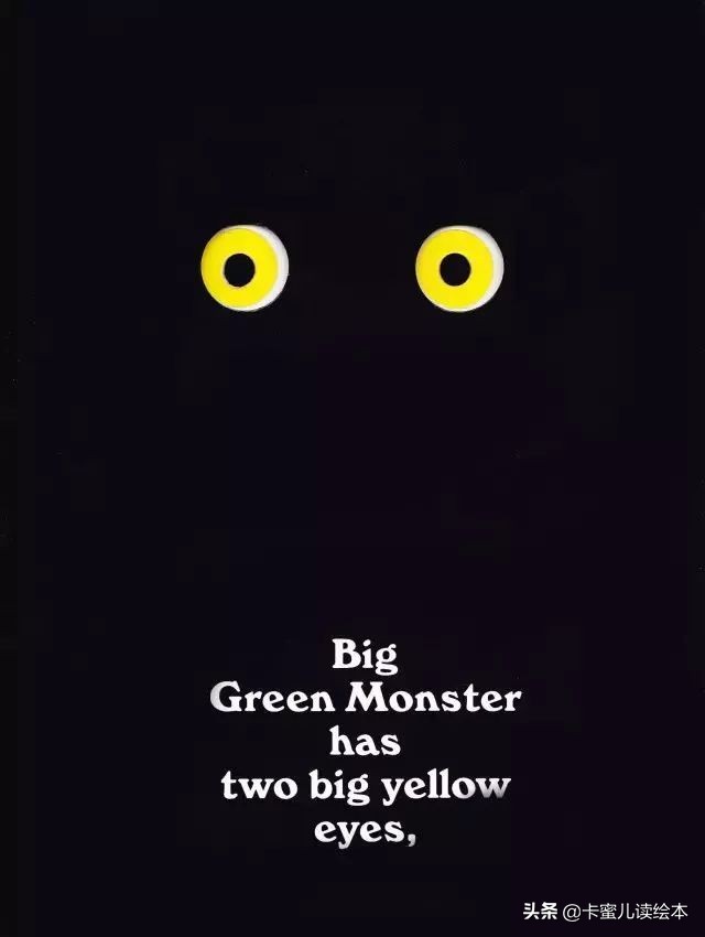 有声英文绘本故事《Go Away，Big Green Monster！》