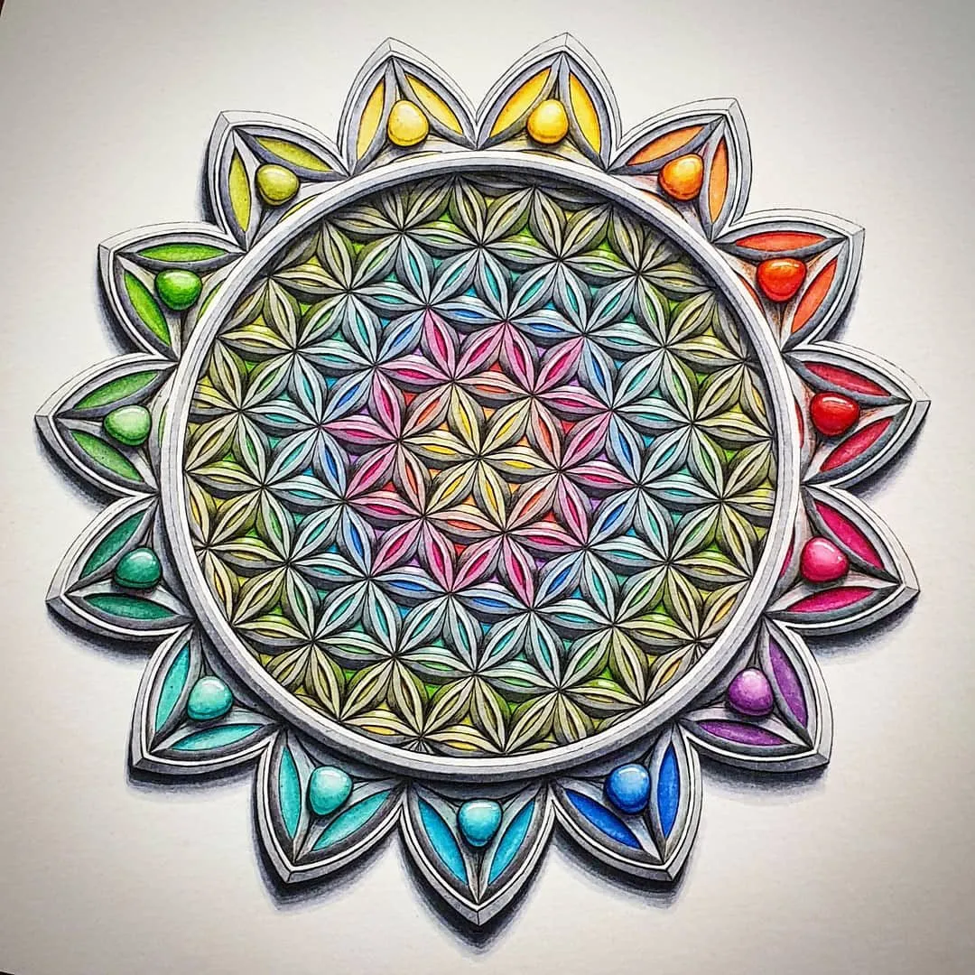 画这种竟能治好抑郁?这些超牛的解压图案,拯救了自杀边缘的男人