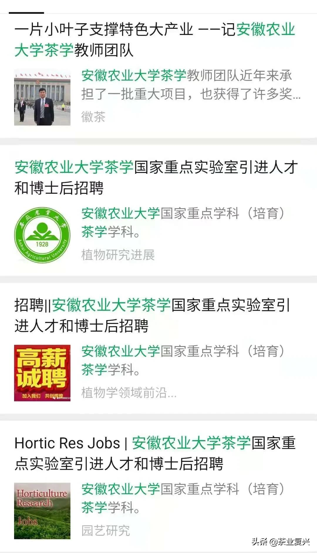 志愿指南 ‖高校茶学最新排名，这15所大学各有绝招