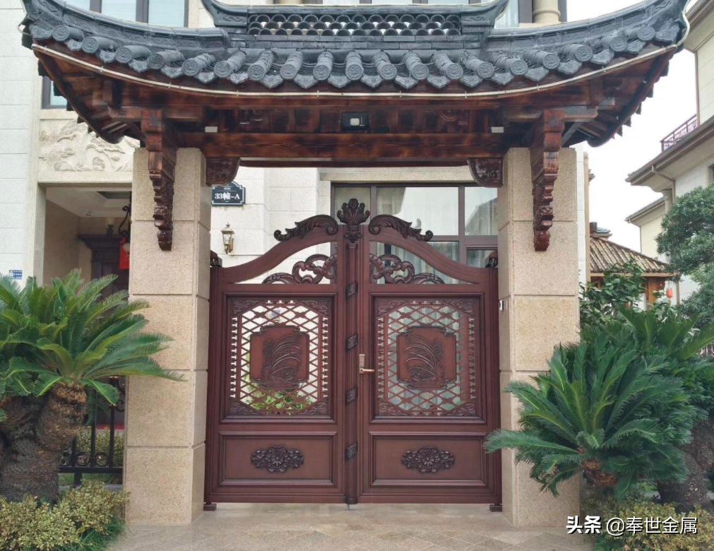 宽2米高2.2米如何搭配庭院门,5公分干挂石材,你应该懂得才好