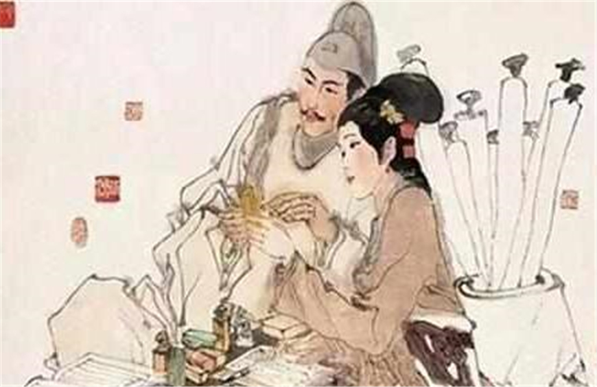 古代才女埋怨丈夫