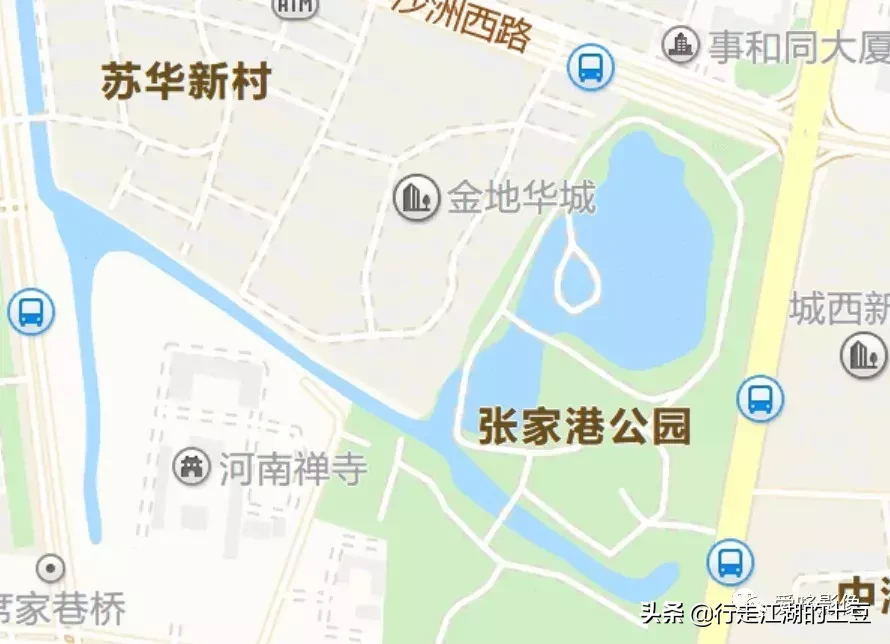 张家港公园地图图片