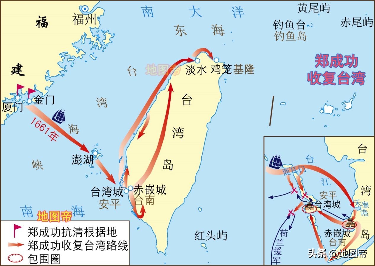 17 世纪荷兰海军遍布世界，郑成功是怎么收复台湾的？