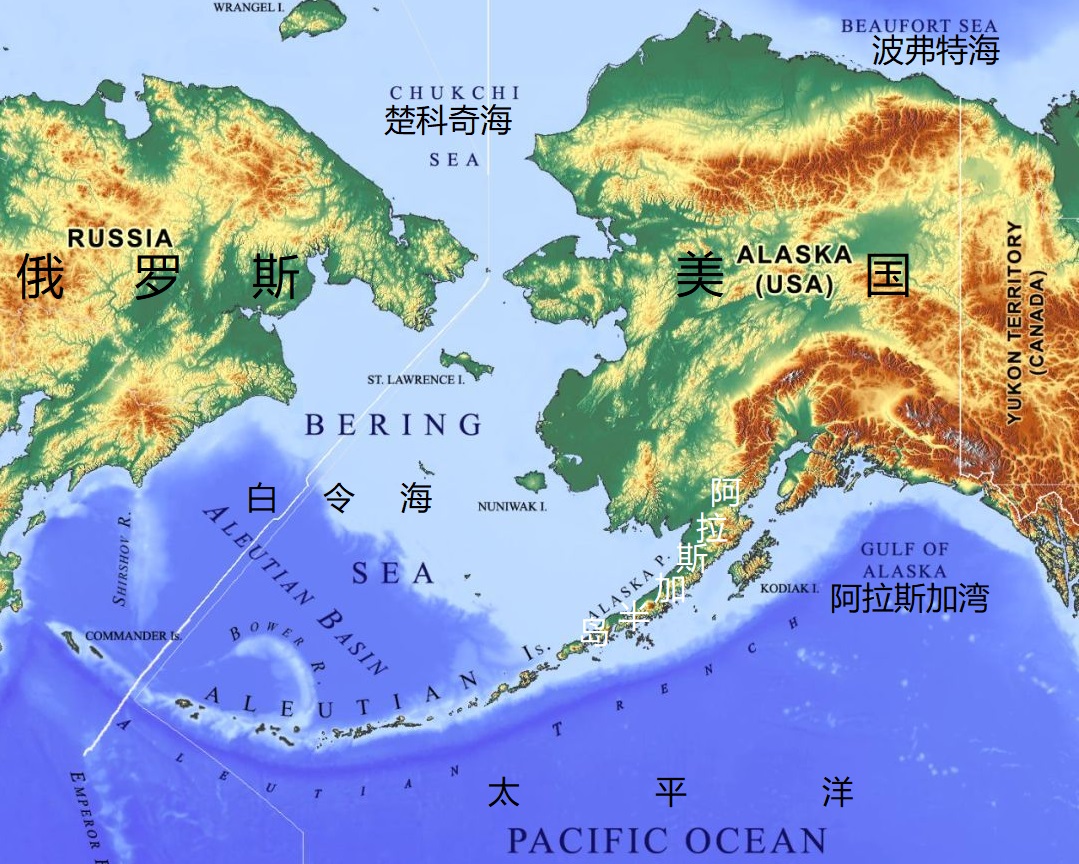 阿拉斯加和俄罗斯远东地区事实上阿拉斯加半岛和阿留申群岛的形成原因