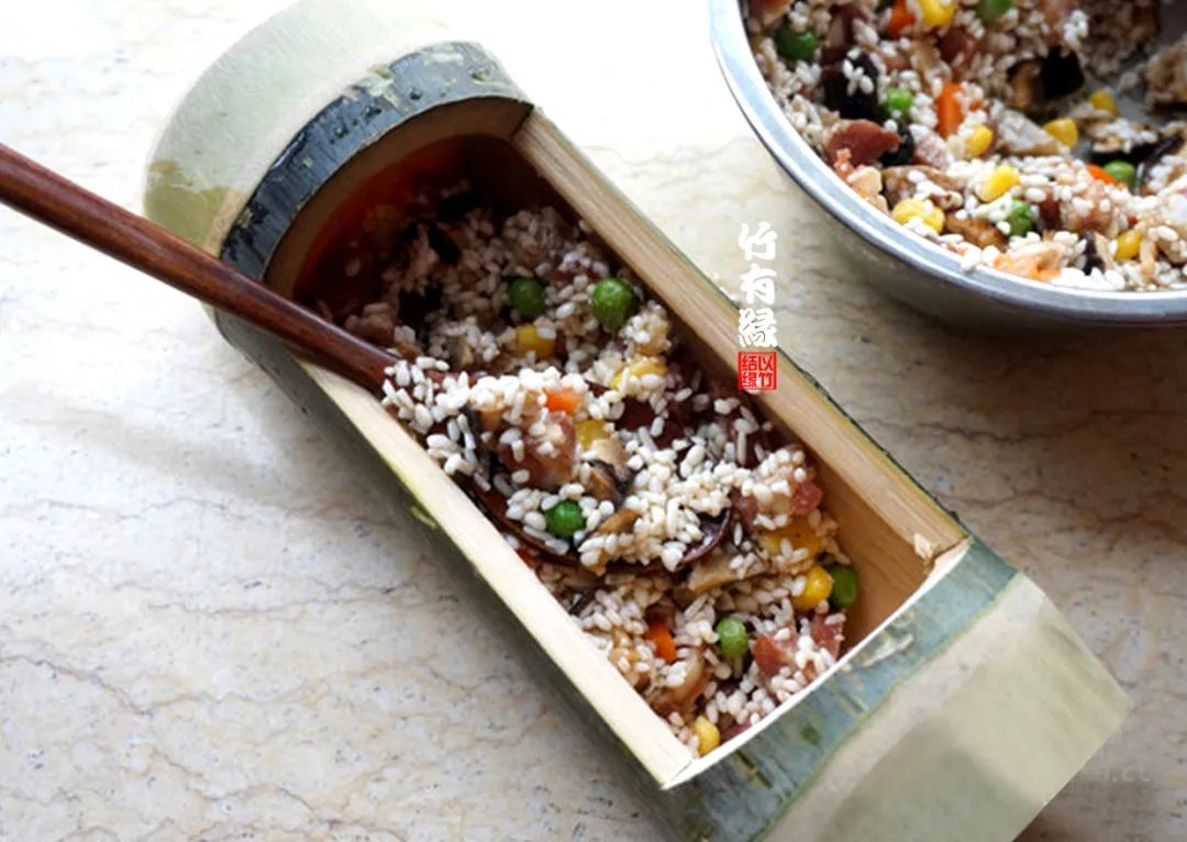 竹筒飯,竹筒飯做法