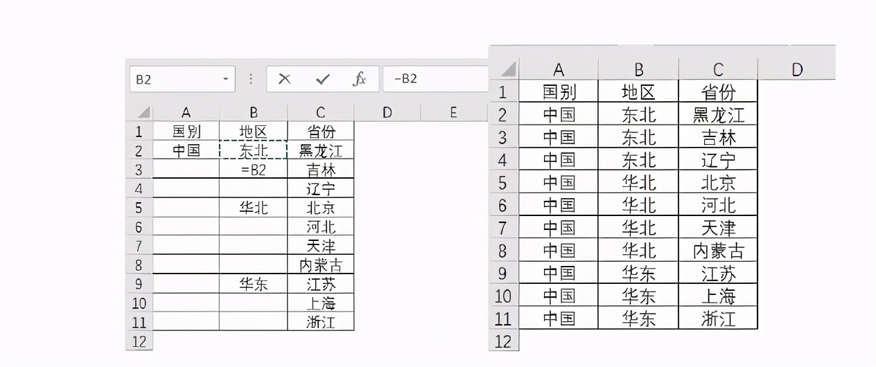 Excel拆分单元格5个小技巧