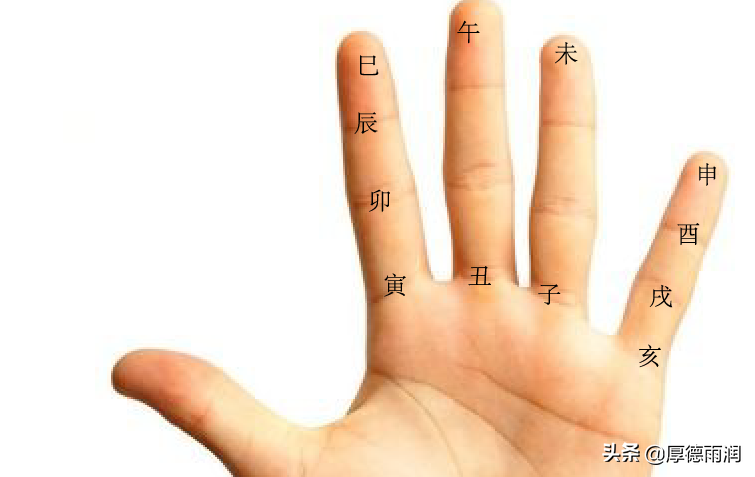 超简单,教你一只手五根手指,记住十天干,十二地支,星座和生肖