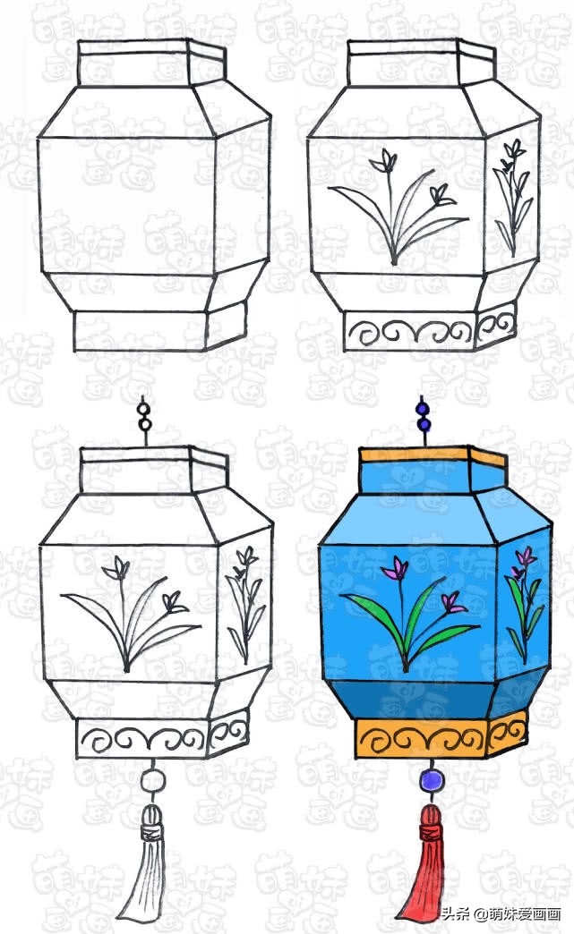 灯笼怎么画(灯笼画法大全)_灯塔seo外包公司