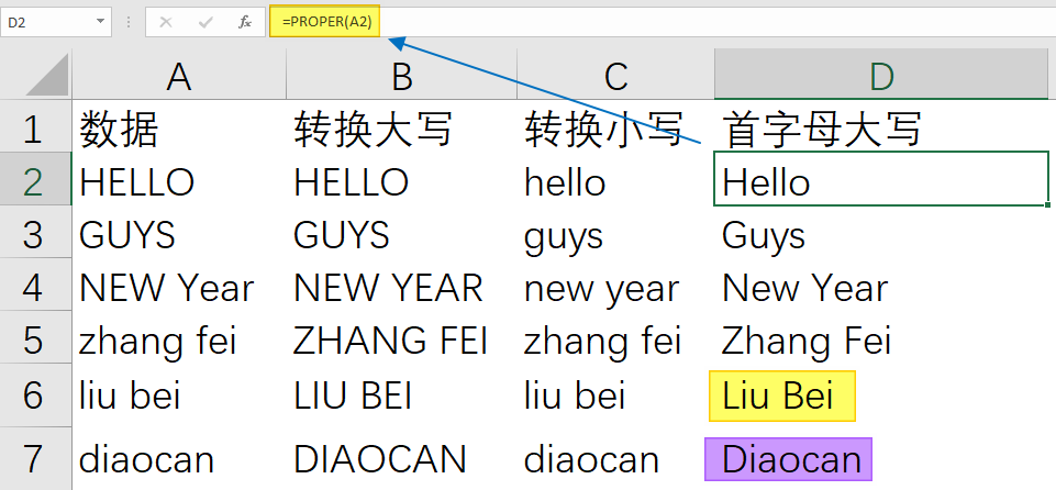 英文字母大小写自由转换，必学的3个Excel公式