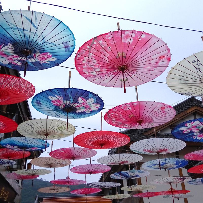 被记忆遗忘在旧石街上的油纸伞,如今在江南雨巷深处找到.