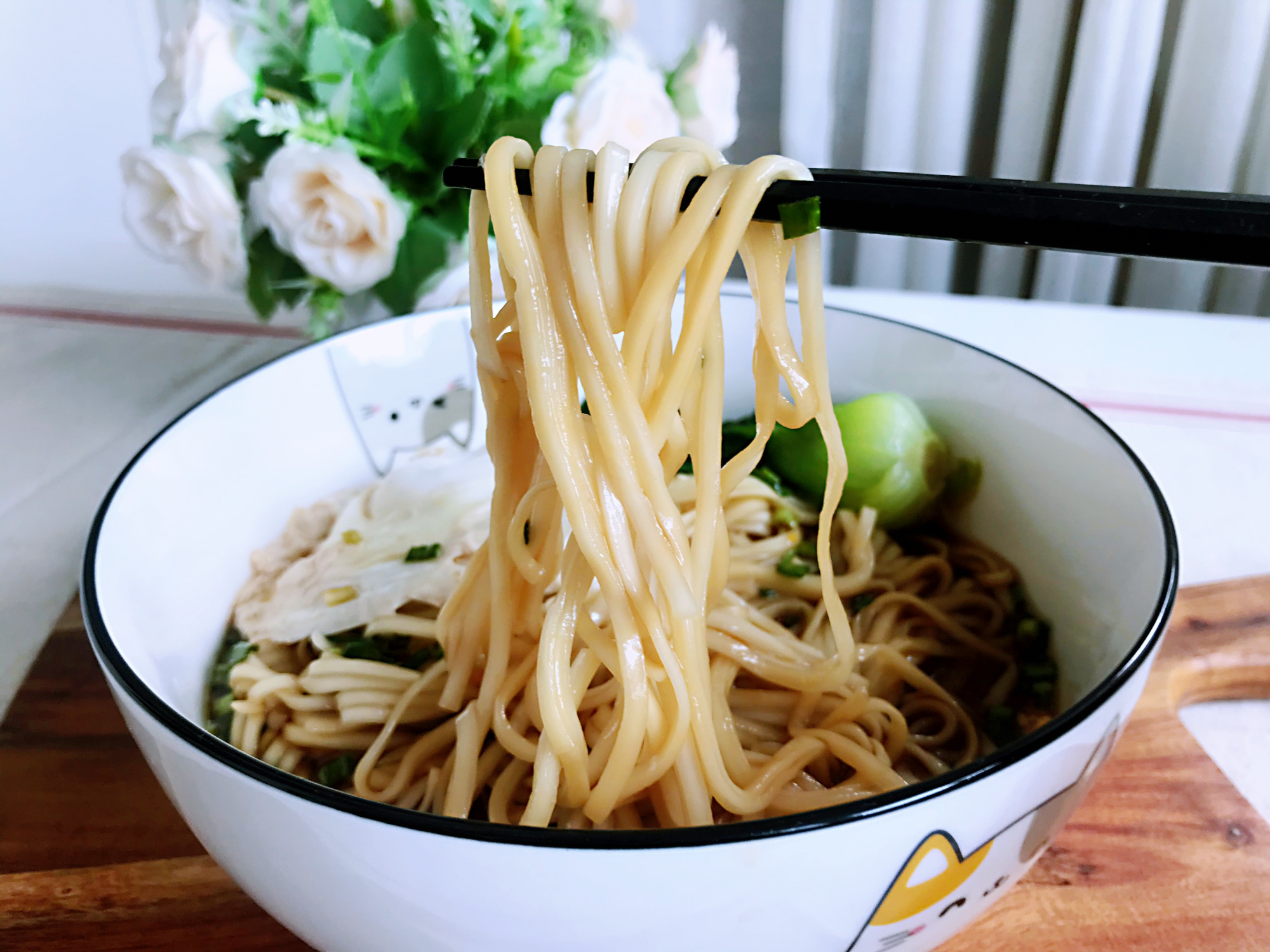 【阳春面】做法步骤图 爽口不油腻 好吃-起舞美食网