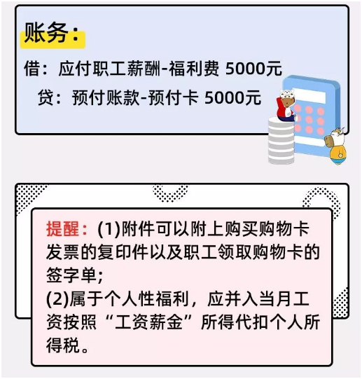 购买购物卡的几种不同账务处理方法，很受用，建议收藏