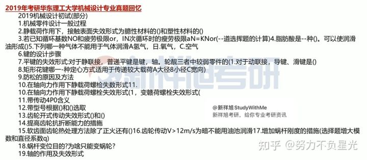 22年考研华东理工大学808机械设计难度分数线参考书真题重难点