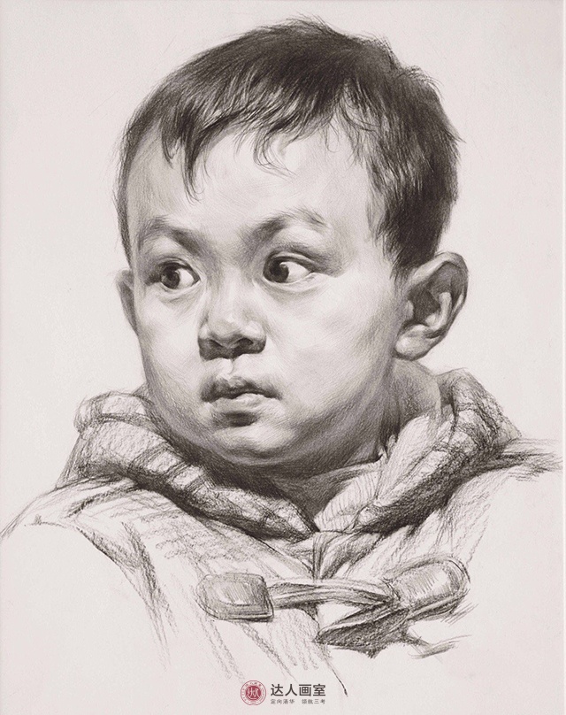 儿童素描头像创作易犯的错,你占了几点?