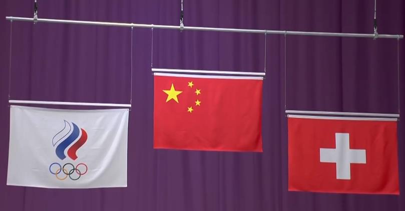 东京奥运会开幕式升旗仪式(奏国歌,升国旗!