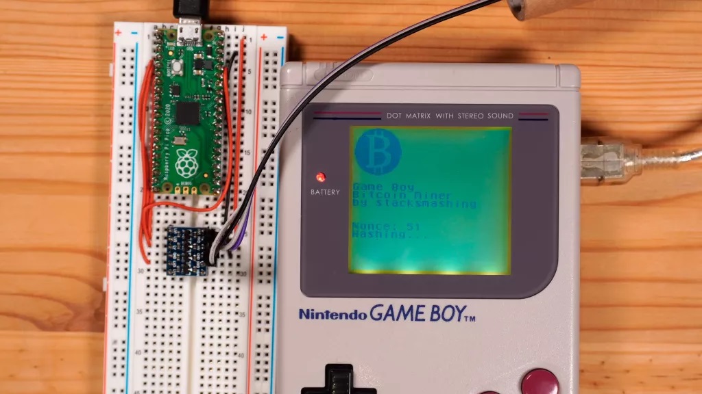 任天堂的 Game Boy 已被修改以成功挖掘比特币
