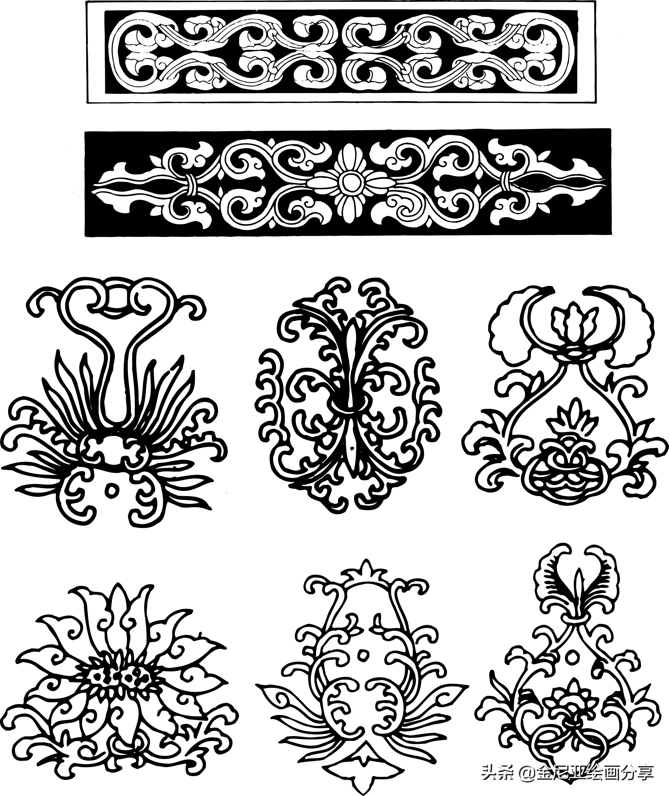 边框 相框 吉祥图案 图腾 传统花纹图案 动漫平面设计 广告设计 装饰