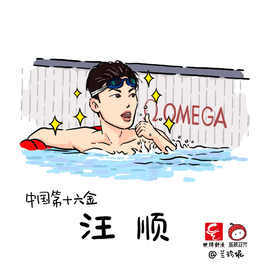 奥运会金牌有哪些手绘（萌翻了！济南姑娘手绘38张奥运冠军漫画！网友直呼“妙啊”！）